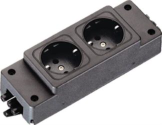 GST18i3 stikk, 2-veis, Sort