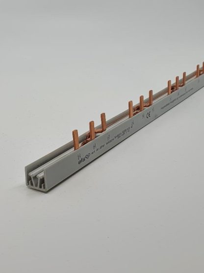 Samleskinne Stift 16mm² L1-L2-L3-N-Hjk 18mm 1meter