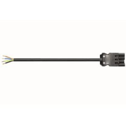 GST18i4 Kabel han-fri, 4m, 1,5mm², sort