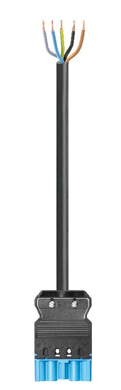GST18i5 Kabel, Han-Fri, 0.5m, 1.5mm², Pastel Blå