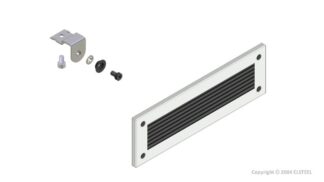 Dekkplate med vent. IP43 600x200mm V3