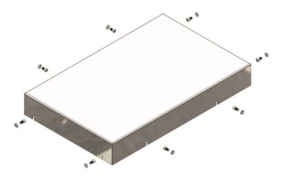 Montasjeplate til luftbryter 800x300mm