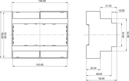 Isdetektor for takrenner, AC 230V, 1 NO-kontakt, 16A,