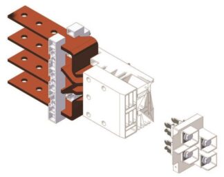 Avgangsplugg 630A Bakmontert