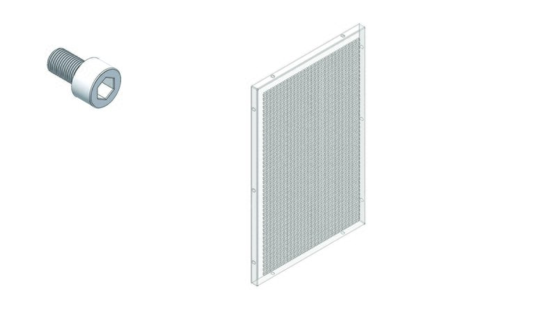Separasjonsplate med ventilasjon 200x2000mm - Bilde 2