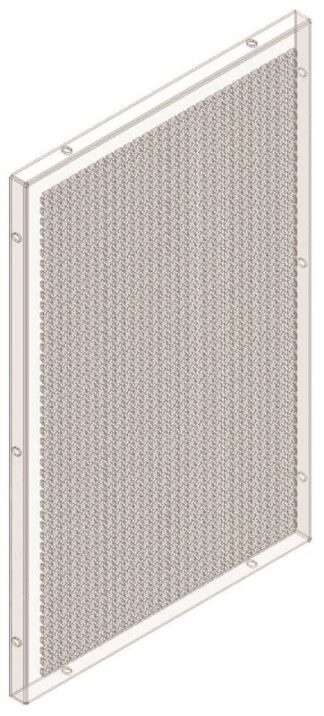 Separasjonsplate med ventilasjon 600x1000mm