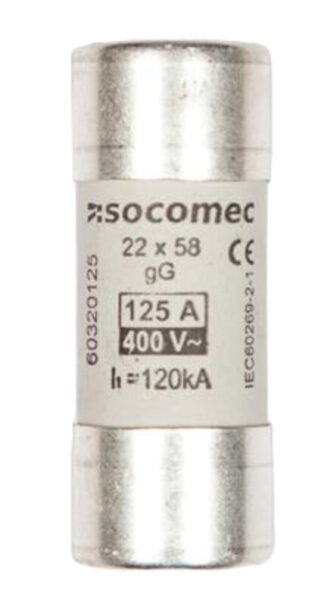 Sylindersikring, 100A, gL, 500V,  22x58mm