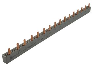 Samleskinne Stift 10mm² L1-L2, 16moduler