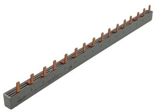 Samleskinne Stift 10mm² L1-L2-L3, 16moduler