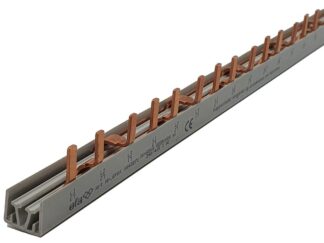 Samleskinne Stift 10mm² L1-L2-L3, 1meter