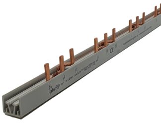 Samleskinne Stift 10mm²L1-L2-L3-hjk 18mm, 1meter