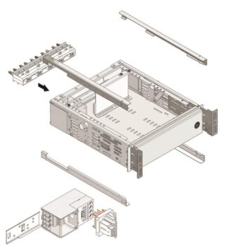 Fult uttrekkbar 4X1X4 80A