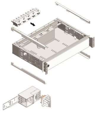 Fult uttrekkbar enhet 6x1-5x4